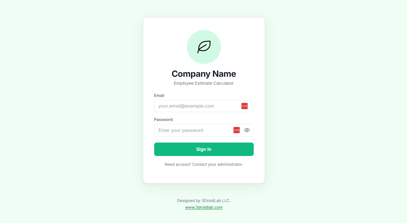 Cleaning Estimator